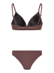 PRTBRITA 23 Striped triangle bikini set