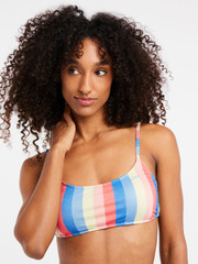 PRTCANCAN Strpied bralette bikini