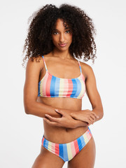 PRTCANCAN Strpied bralette bikini