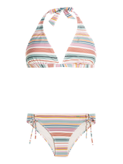 PRTADMIRER 23 Gestreepte halter bikini set