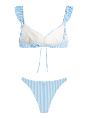 PRTDANTON Striped bralette bikini