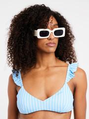 PRTDANTON Striped bralette bikini