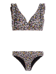 PRTMORAY Floral triangle bikini set