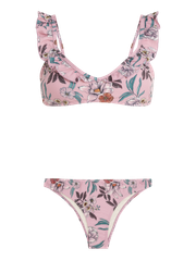 PRTSLENDER Floral bralette bikini set