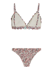 PRTEIBLI Floral triangle bikini set