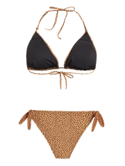 PRTIQUITOS 23 Leopard triangle bikini set