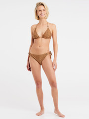 PRTIQUITOS 23 Leopard triangle bikini set