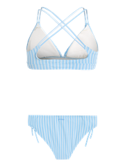 PRTKELP Striped triangle bikini set