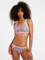 PRTATINS 23 Bloemen surf bikini set