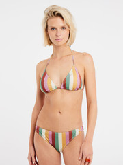 PRTPIKE Striped triangle bikini set
