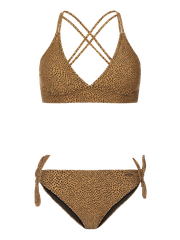 PRTLOBSTER Leopard triangle bikini set