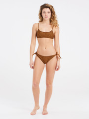 PRTSQUID Leopard bralette bikini set