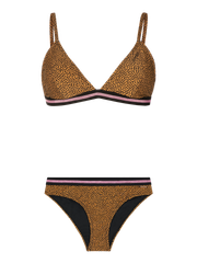 PRTGUPPY Leopard-Triangel-Bikini-Set