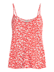 PRTURMIA Floral spaghetti top