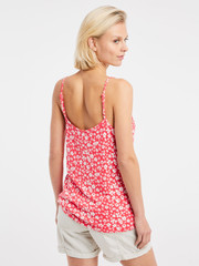 PRTURMIA Floral spaghetti top