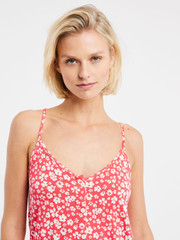 PRTURMIA Floral spaghetti top