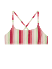 PRTSHEILA JR Striped bralette bikini set