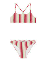 PRTSHEILA JR Striped bralette bikini set