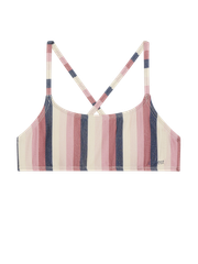 PRTSHEILA JR Striped bralette bikini set