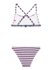 PRTMAE JR Gestreepte bralette bikini set