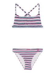 PRTMAE JR Gestreepte bralette bikini set