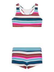 PRTLAXMI JR Striped bralette bikini set
