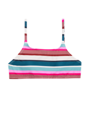 PRTJONOI JR Striped bralette bikini set