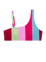 PRTFEE JR Gestreepte bandeau bikini set