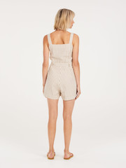 PRTFELICE Striped playsuit