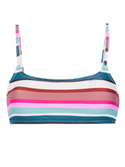 MIXELIF 24 Striped bralette bikini top