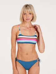 MIXELIF 24 Striped bralette bikini top