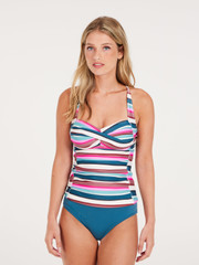 MIXLUSCA 24 Haut de tankini rayée