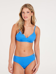 MIXVAMP Gestreifter Bügel-Bikini Oberteil