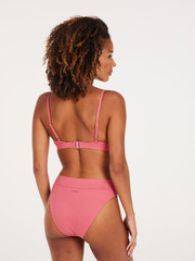 MIXVAMP Gestreifter Bügel-Bikini Oberteil