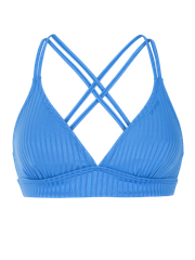 MIXTUNE Gestreifter Triangel-Bikini Oberteil