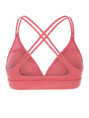 MIXTUNE Striped triangle bikini top