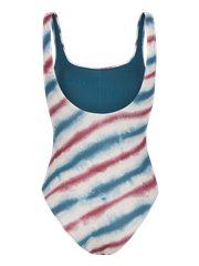 PRTSCILLA Striped swimsuit