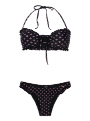 PRTXANTHE Bandeau bikini set