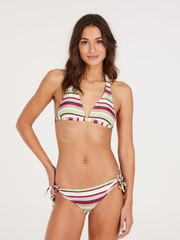 PRTADMIRER 24 Gestreepte halter bikini set