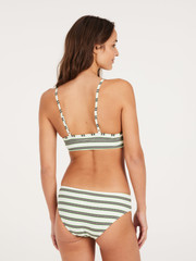 PRTMARLEY Striped bralette bikini set