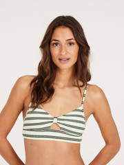 PRTMARLEY Striped bralette bikini set