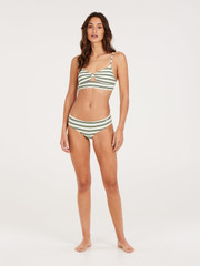 PRTMARLEY Striped bralette bikini set