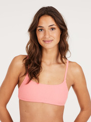 PRTCINE Striped bralette bikini set