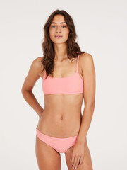 PRTCINE Striped bralette bikini set