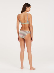 PRTSHANA Striped bralette bikini set