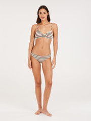 PRTSHANA Striped bralette bikini set