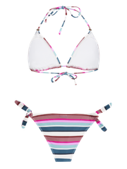 PRTBANDITA Gestreifter Triangel-Bikini-Set