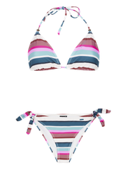 PRTBANDITA Gestreifter Triangel-Bikini-Set