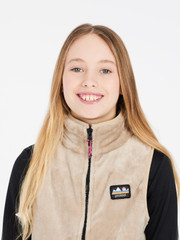 PRTZELDA JR Teddy fleece vest