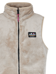 PRTZELDA JR Teddy fleece vest